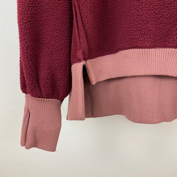 We The Free - Free People Cozy Camden Sweatshirt - Mulberries - Small - Picture 6 of 8